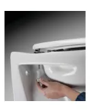 APS8660 Carrara & Matta Sta-tite Kent Toilet Seat White White