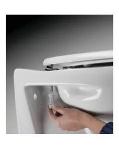 APS8660 Carrara & Matta Sta-tite Kent Toilet Seat White White