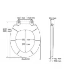 APS8660 Carrara & Matta Sta-tite Kent Toilet Seat White White
