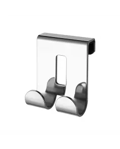 APS8759 Haceka Selection Hook Double Short Polished Stainless Steel