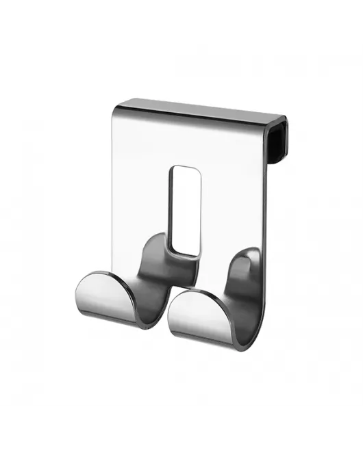 APS8759 Haceka Selection Hook Double Short Polished Stainless Steel