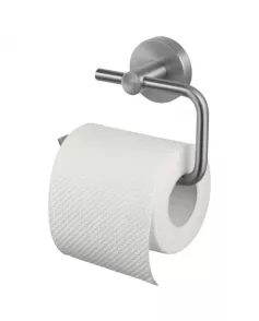 APS8863 Haceka Kosmos Toilet Roll Holder without Cover Brushed Chrome