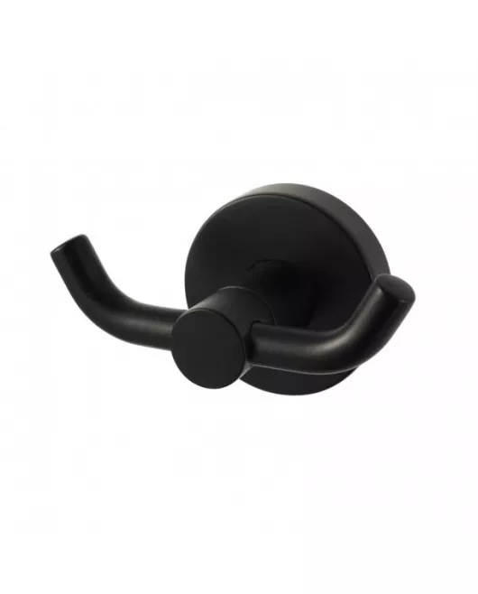 APS8905 Haceka Kosmos Hook Double Matt Black Matt Black