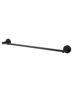 APS8910 Haceka Kosmos Towel Rail Single Matt Black 61cm Matt Black
