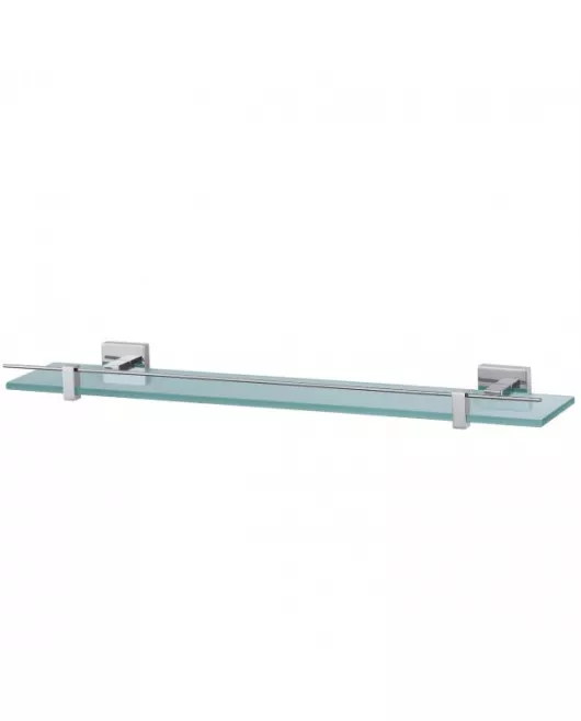 APS8951 Haceka Mezzo Shelf Glass Chrome 60cm Chrome
