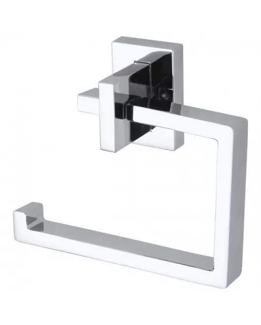 APS8967 Haceka Edge Toilet Roll Holder without Cover Chrome Chrome