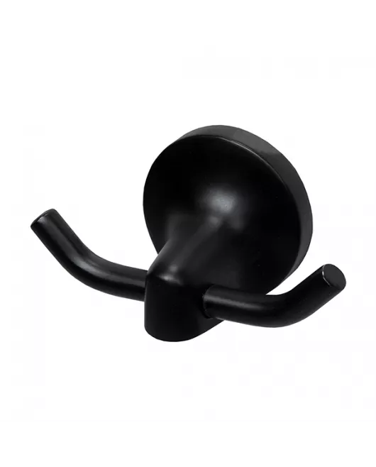 APS9007 Haceka Aspen Hook Double black Matt Black