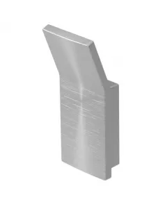 APS9027 Haceka Aline Hook Single Brushed Aluminum Brushed Aluminium