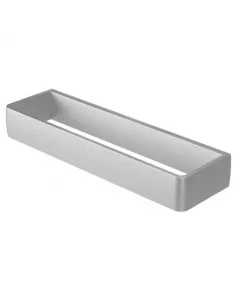 APS9034 Haceka Aline Guest Towel Rail Brushed Aluminum 25cm Brushed Aluminium